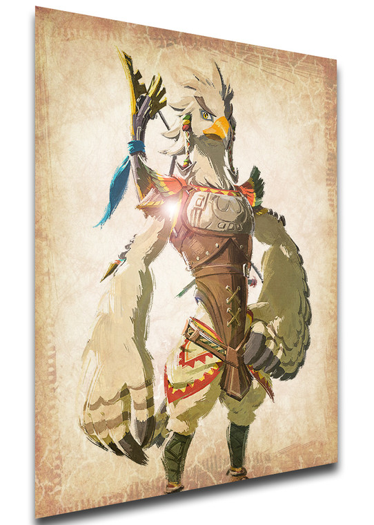 Poster Wanted - Zelda Tears of the Kingdom - Teba - LL3493