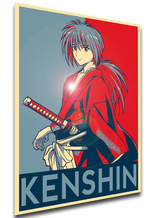 Poster Propaganda - Rurouni Kenshin - Himura Battousai - LL3498