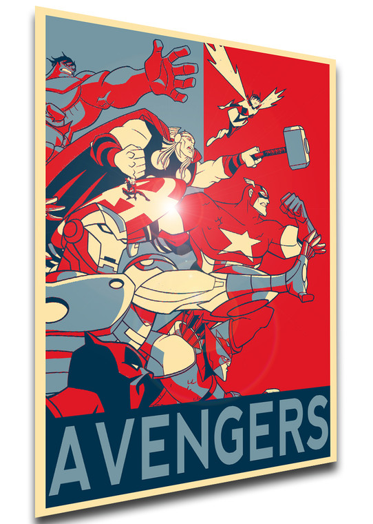 Poster Propaganda - Avengers - Assemble