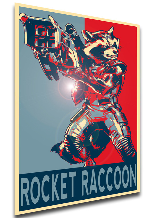 Poster Propaganda - Avengers - Rocket Raccoon