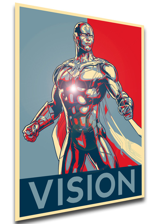 Poster Propaganda - Avengers - Vision