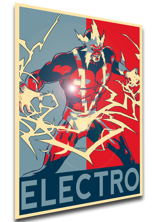 Poster Propaganda - Spider-Verse - Electro