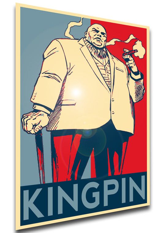 Poster Propaganda - Spider-Verse - Kingpin