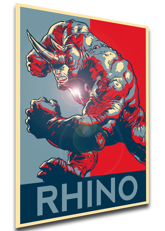Poster Propaganda - Spider-Verse - Rhino