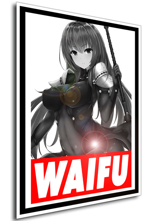 Poster - Waifu - Fate Grand Order - Scathach - White
