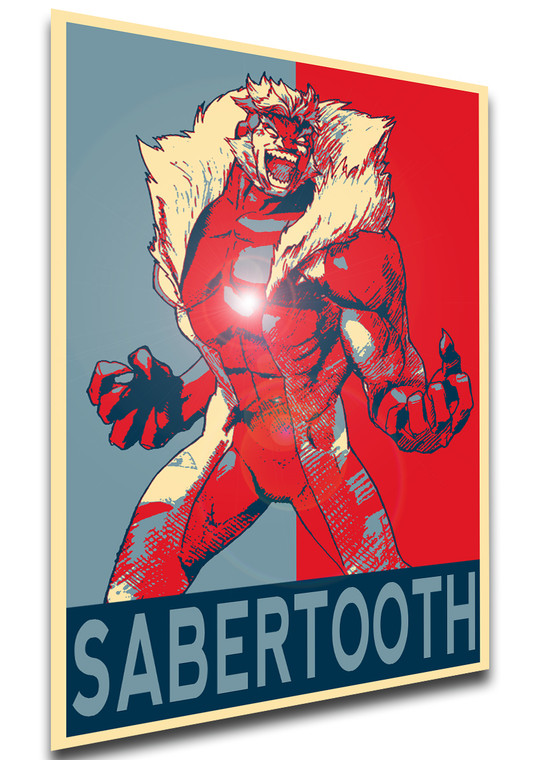 Poster Propaganda - X-Men - Sabertooth