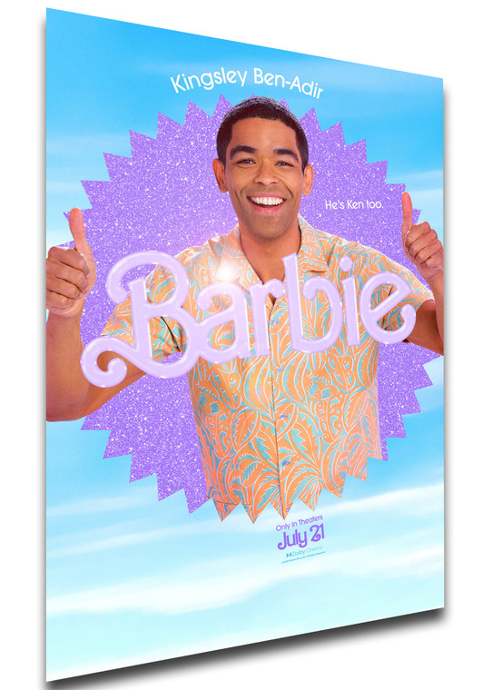 Poster Locandina - Barbie the Movie (2023) - Kingsley Ben-Adir