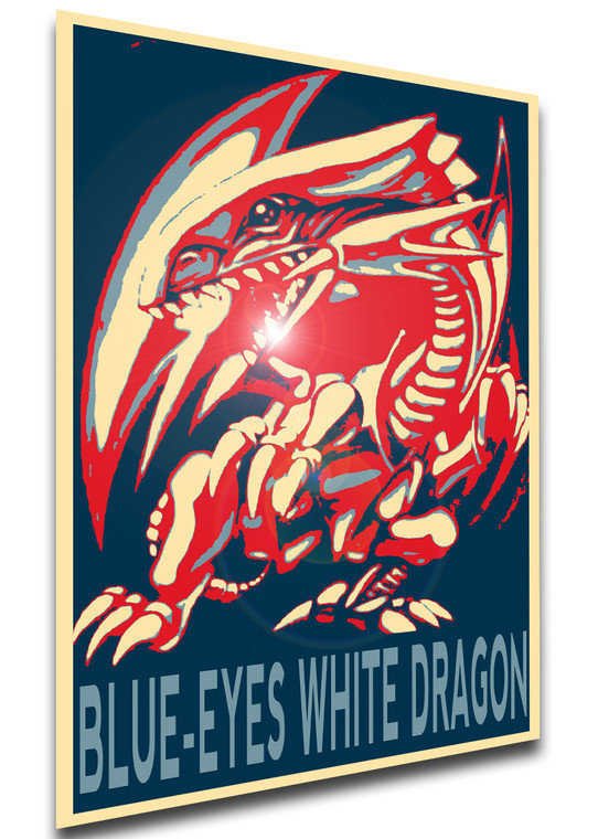 Poster Propaganda - Yu Gi Oh - Blue-eyes White Dragon Variant - LL3529