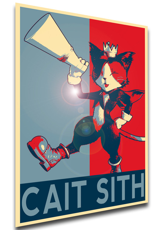Poster Propaganda - Final Fantasy VII Remake - Cait Sith - LL3540