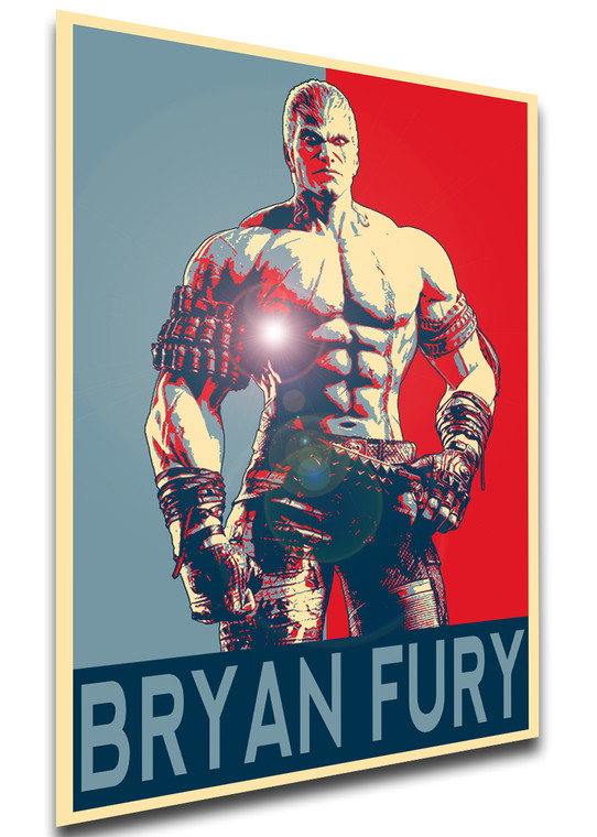 Poster Propaganda - Tekken 8 - Bryan Fury - LL3551