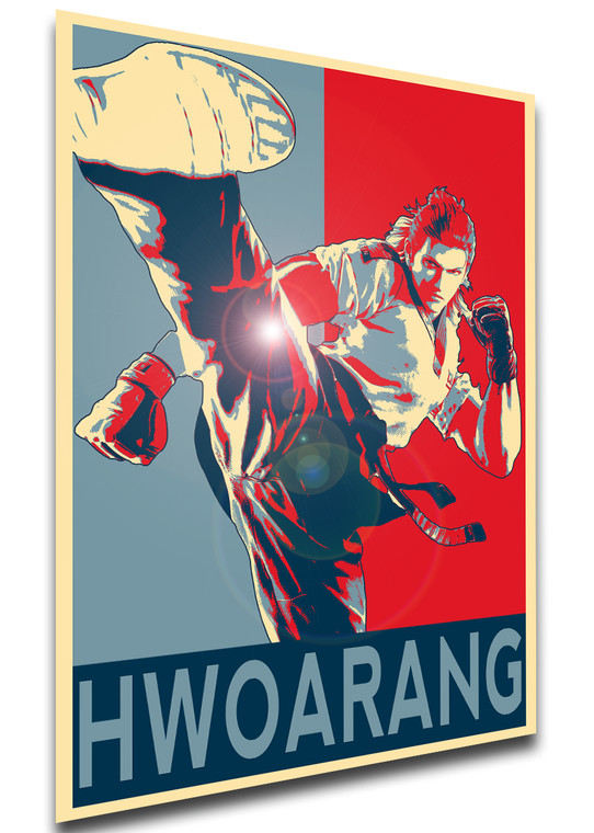 Poster Propaganda - Tekken 8 - Hwoarang - LL3550
