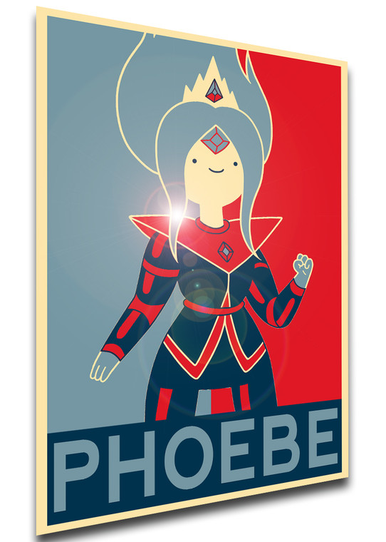 Poster Propaganda - Adventure Time - Flame Princess Phoebe - LL3577