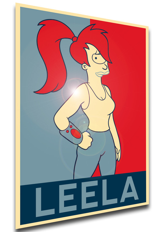 Poster Propaganda - Futurama - Turanga Leela - LL3585