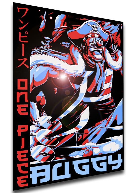 Poster Japanese Style - One Piece - Buggy SA1168