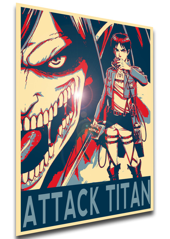 Poster Propaganda - Attack on Titan - Attack Titan - LE0003