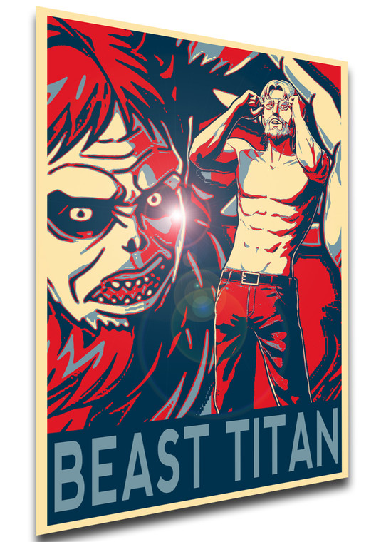 Poster Propaganda - Attack on Titan - Beast Titan - LE0004