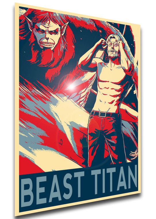 Poster Propaganda - Attack on Titan - Beast Titan Variant 01 - LE0005