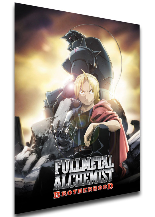 Poster Locandina Anime - Fullmetal Alchemist Brotherhood SA1178
