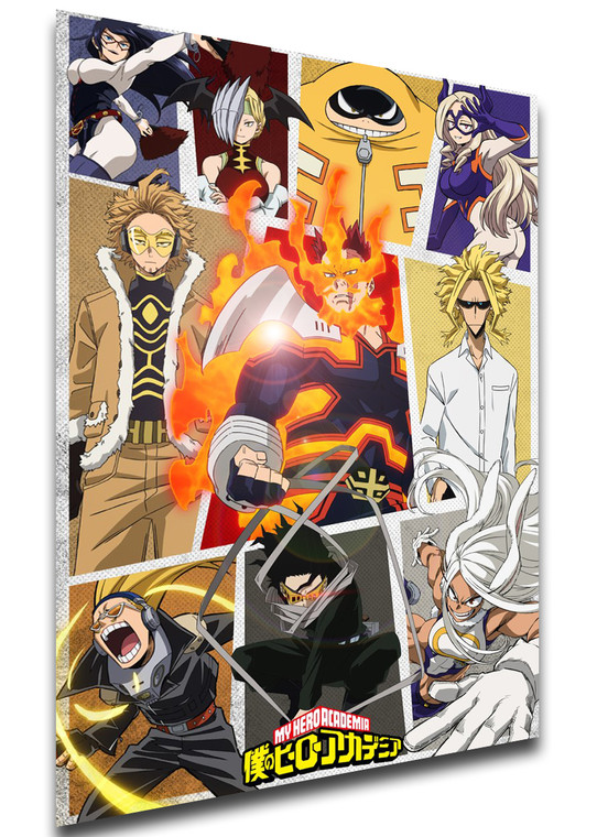 Poster Locandina Anime - My Hero Academia Season 6 Pro Heroes SA1186