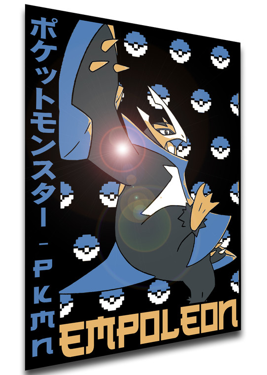 Poster Japanese Style - Pocket Monsters - Empoleon - LL3714