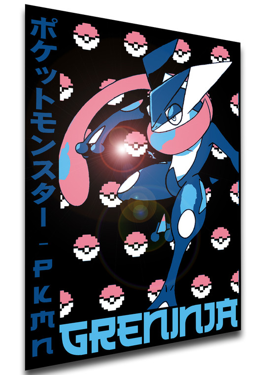 Poster Japanese Style - Pocket Monsters - Greninja - LL3729