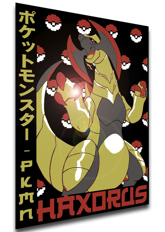 Poster Japanese Style - Pocket Monsters - Haxorus - LL3724