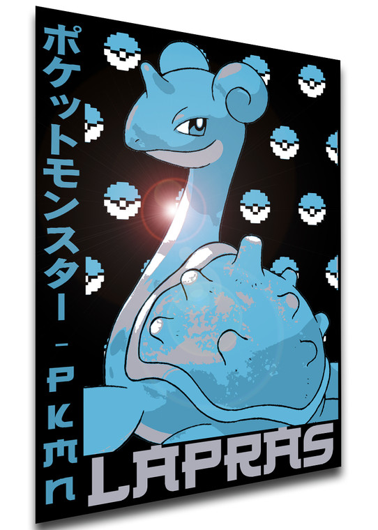 Poster Japanese Style - Pocket Monsters - Lapras - LL3695