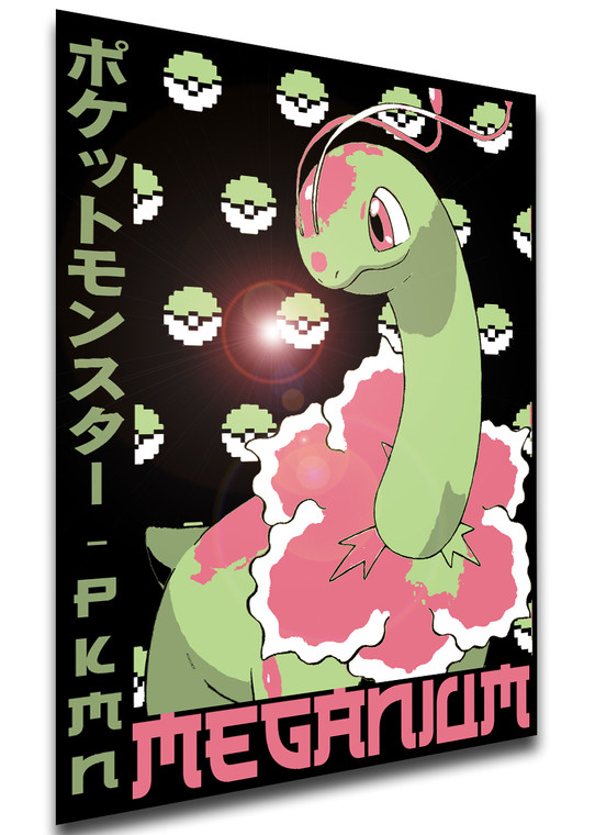 Poster Japanese Style - Pocket Monsters - Meganium - LL3699