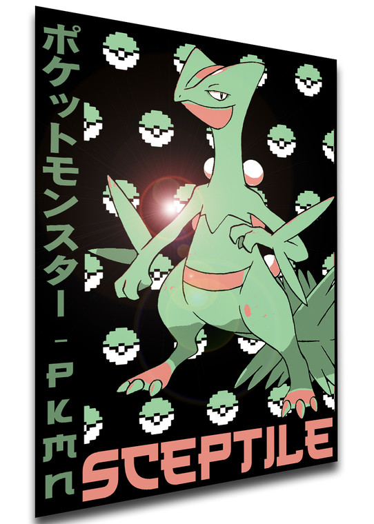 Poster Japanese Style - Pocket Monsters - Sceptile - LL3706