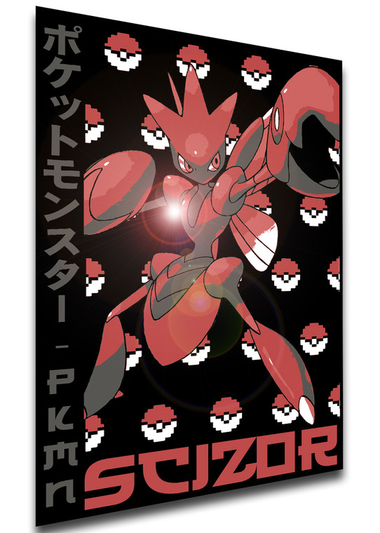 Poster Japanese Style - Pocket Monsters - Scizor - LL3703