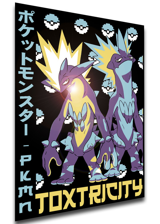 Poster Japanese Style - Pocket Monsters - Toxtricity - LL3747