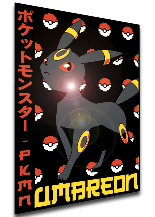 Poster Japanese Style - Pocket Monsters - Umbreon - LL3702