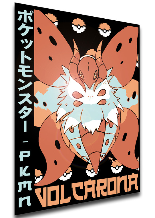 Poster Japanese Style - Pocket Monsters - Volcarona - LL3727