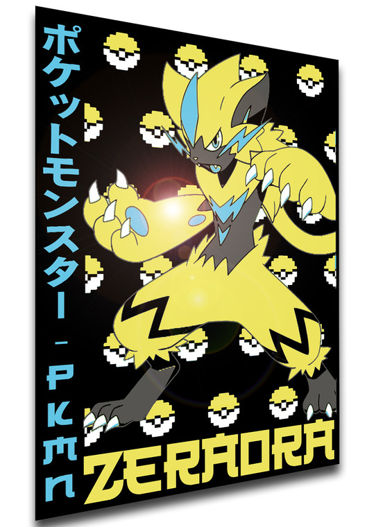 Poster Japanese Style - Pocket Monsters - Zeraora - LL3740