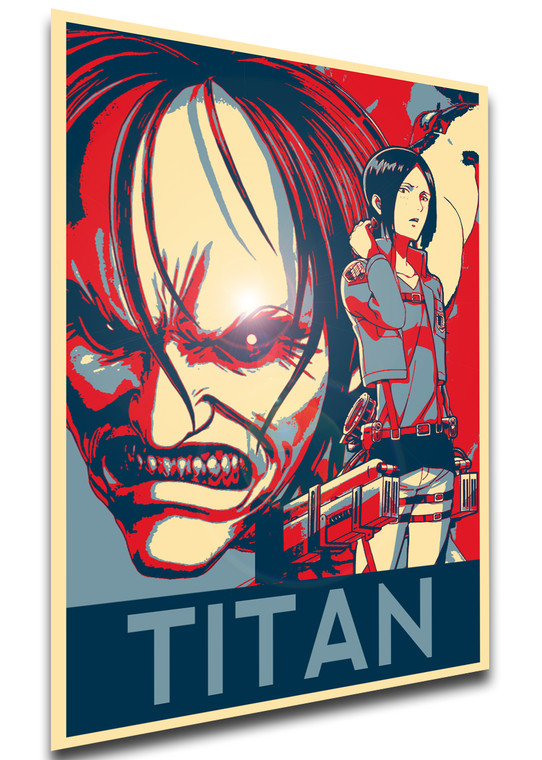 Poster Propaganda - Attack on Titan - Ymir Titan - LE0027