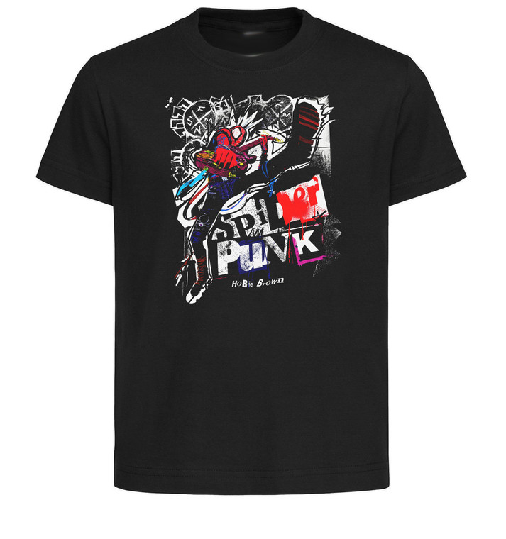 T-Shirt Unisex Black - Spiderman - Spider Punk