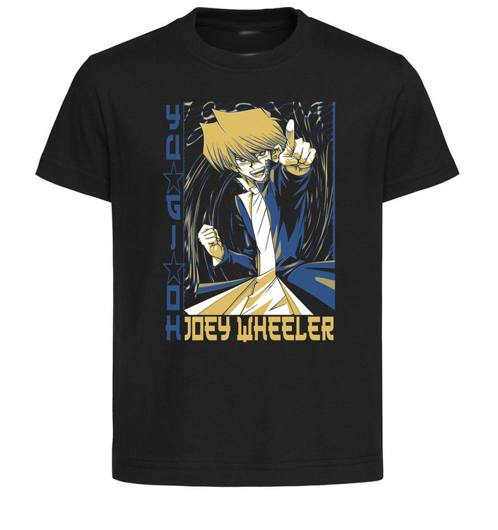 T-Shirt Unisex Black Japanese Style - Yu Gi Oh - Joey Wheeler - LL3509