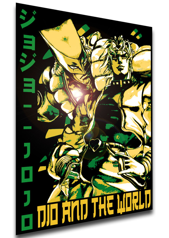 Poster Japanese Style - Jojo's Bizarre Adventures - Dio Brando & The World- SA1198