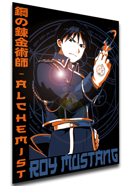 Poster Japanese Style - Fullmetal Alchemist - Roy Mustang - LL3771