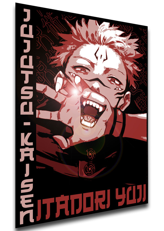 Poster Japanese Style - Jujutsu Kaisen - Yuji Itadori LL3803