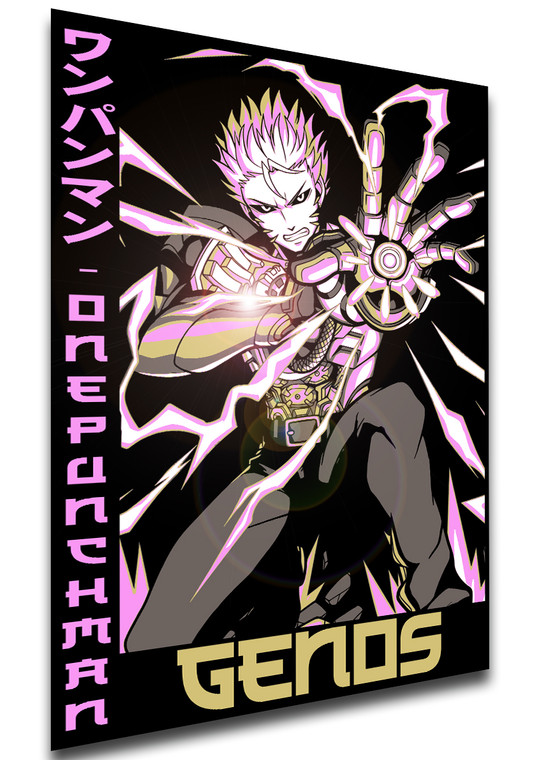 Poster Japanese Style - One Punch Mam - Genos LL3792