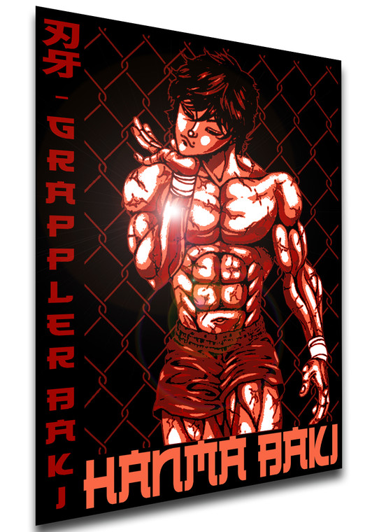 Poster Japanese Style - Baki The Grappler - Baki Hanma LL3815