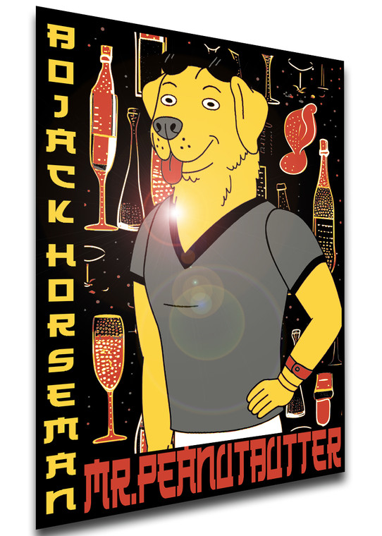 Poster Japanese Style - Bojack Horseman - Mr Peanutbutter LL3820