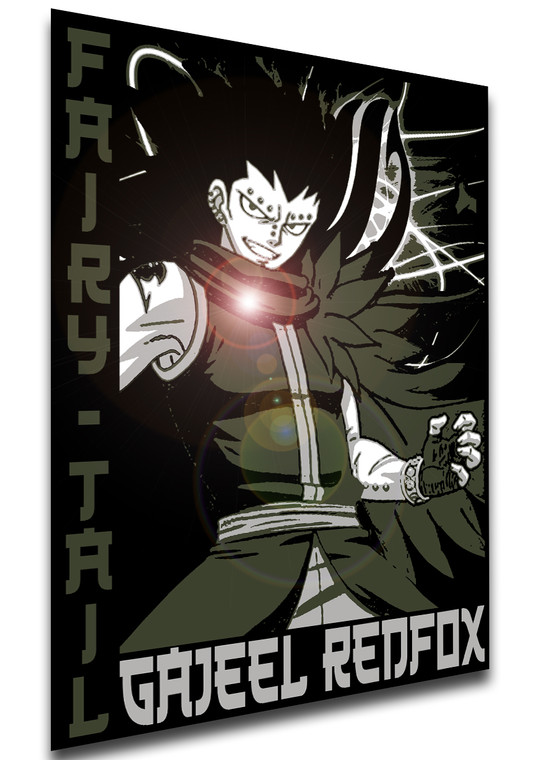 Poster Japanese Style - Fairy Tail - Gajeel Redfox SA1215