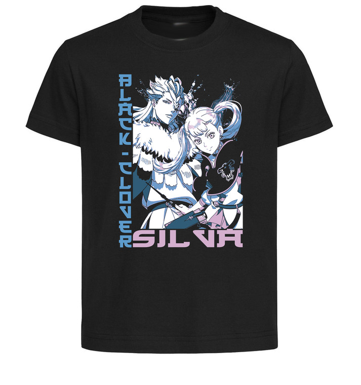 T-Shirt Unisex Black Japanese Style - Black Clover - Nozel & Noelle Silva SA1207