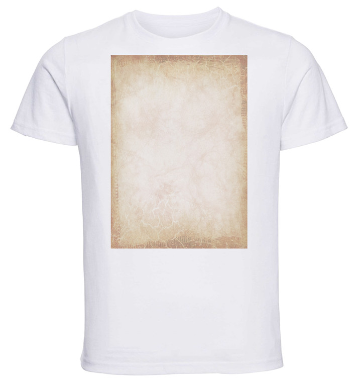 T-Shirt Unisex White Custom Scroll Wanted