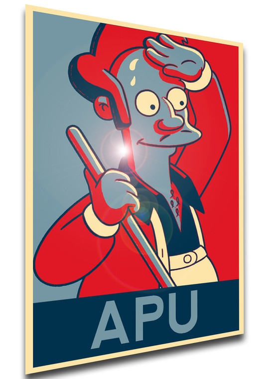 Poster Propaganda - The Simpsons - Apu Nahasapeemapetilon LL3910