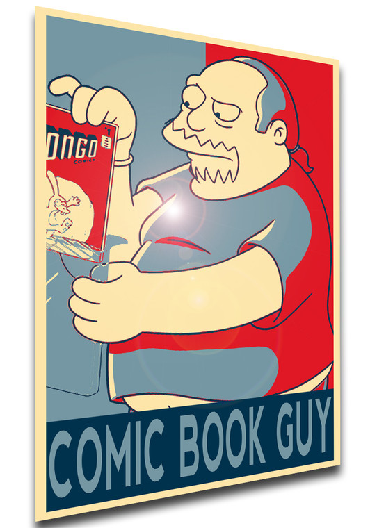 Poster Propaganda - The Simpsons - Comic Book Guy LL3882