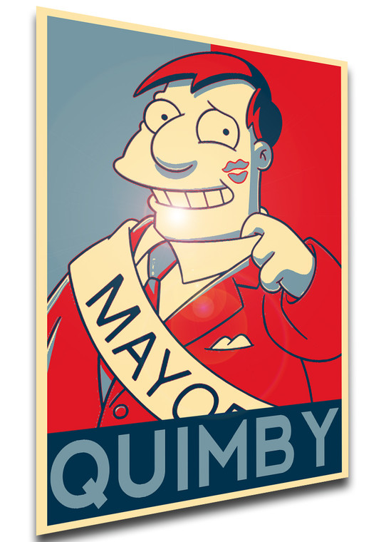 Poster Propaganda - The Simpsons - Mayor Joe Quimby LL3907