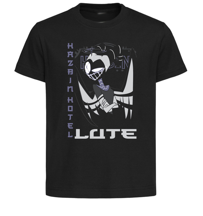 T-Shirt Unisex Black Japanese Style - Hazbin Hotel - Lute - SA1237